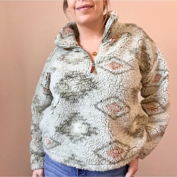 Thread & Supply Aztec Shaggy Pullover Shacket - Picture 13 of 14